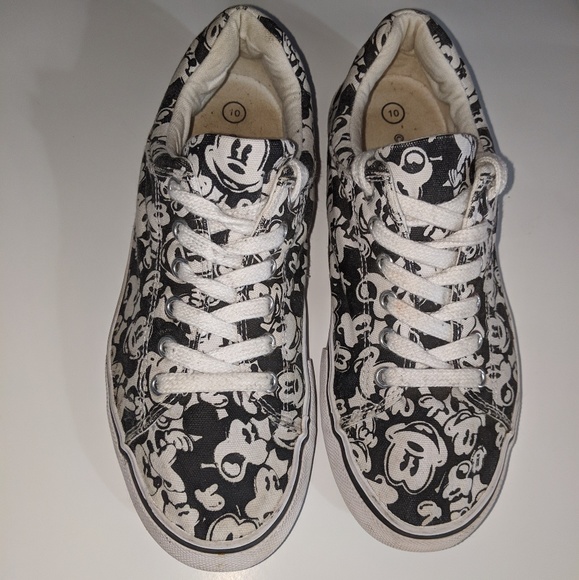 Disney Shoes - Disney Mickey Mouse Sneakers Sz:10 black & white